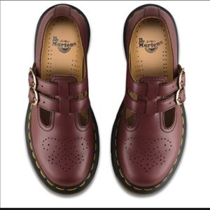Brown Doc Martens Mary Janes size 8